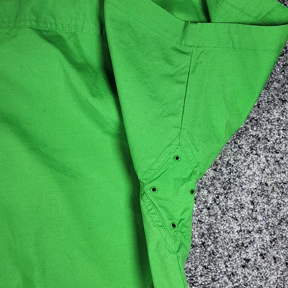 Ariat Button Down Shirt Mens Large Pro Series Green Short Sleeve Western NWOT